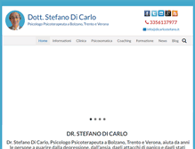 Tablet Screenshot of dicarlostefano.it